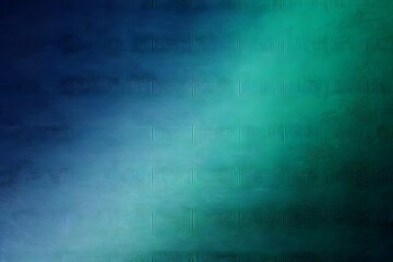 Fototapeta premium Blue green gradient background with a smooth transition and grainy texture effect