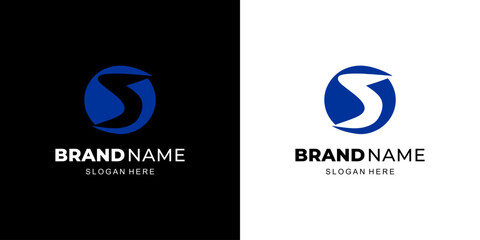 Creative Letter S Logo with Abstract, Illustration, Design Inspiration, Vector, Icon