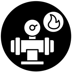 Gas Piping Icon
