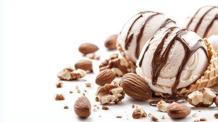 Chocolate with Hazelnuts and Nuts Sweet Dessert Snack