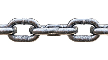 Obraz premium metal chain links