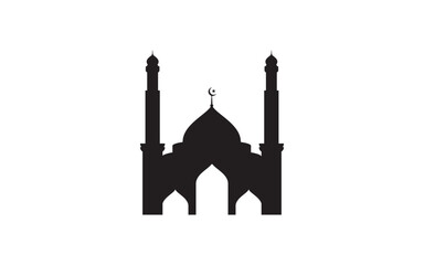 Islamic Building Mosque Logo Illustration design template