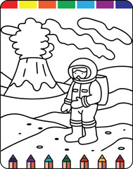 Hurricane Storms and Strong Winds Fun Coloring Page for Natural Disaster Awareness, Wildfires in Nature A Detailed Coloring Page for Kids and Adults