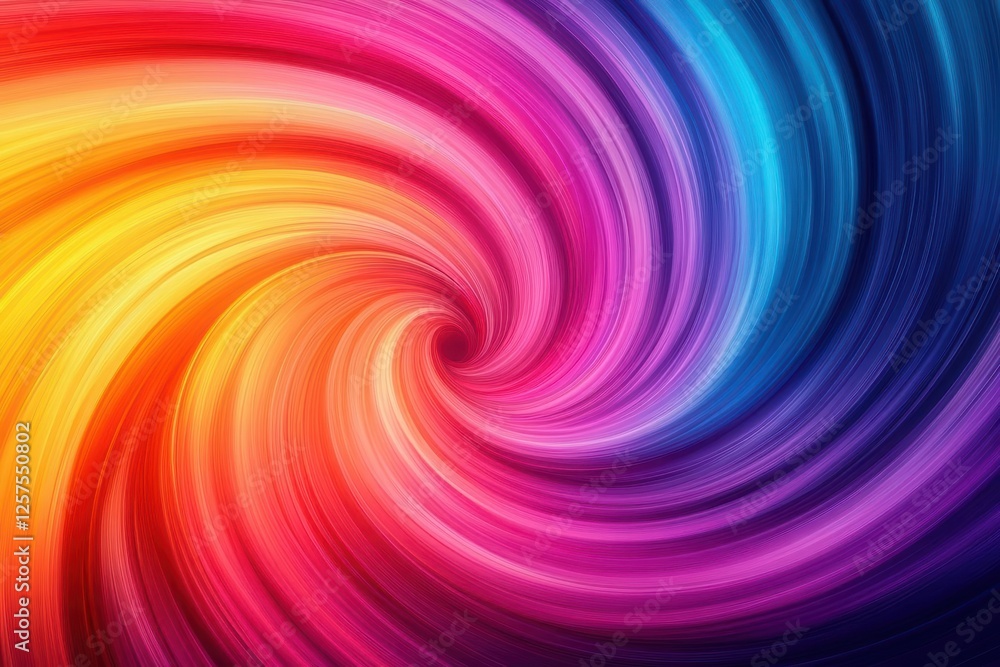 Fototapete Colorful swirl background with vibrant hues creating a dynamic abstract design for various creative projects