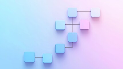 structure flowchart Data Flow Diagram Modern data flow diagram using clean lines and bright colors, mapping the information exchange in a logical manner.