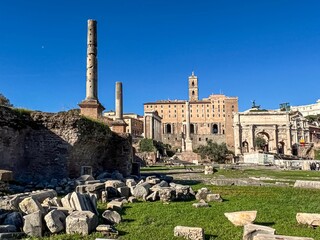 roman forum rome italy