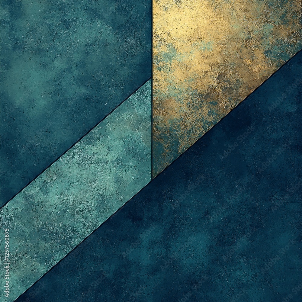 Poster a blue backdrop with randomly placed transparent white parchment squares that have a linen texture o
