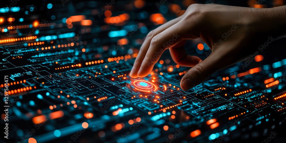 Poster ai-driven technology platforms enhancing professional connectivity and streamlining relationship-bui