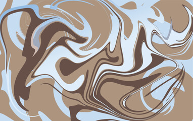 Abstract Wave Liquid Background Art. Fluid Painting vector
