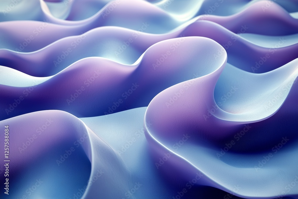 Poster an abstract geometric background with purple curvy lines creating a symmetric ornament in stock illu