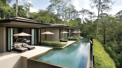 Luxury Villas, Infinity Pool, Jungle View, Relaxation