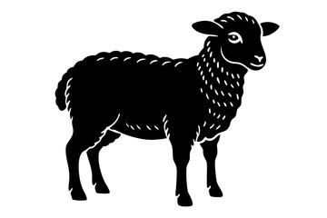 High-Quality Sheep Vector Illustration - SVG, PNG, EPS, AI, PSD Files for Custom Designs