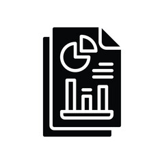 report solid icon. vector icon for your website, mobile, presentation, and logo design.