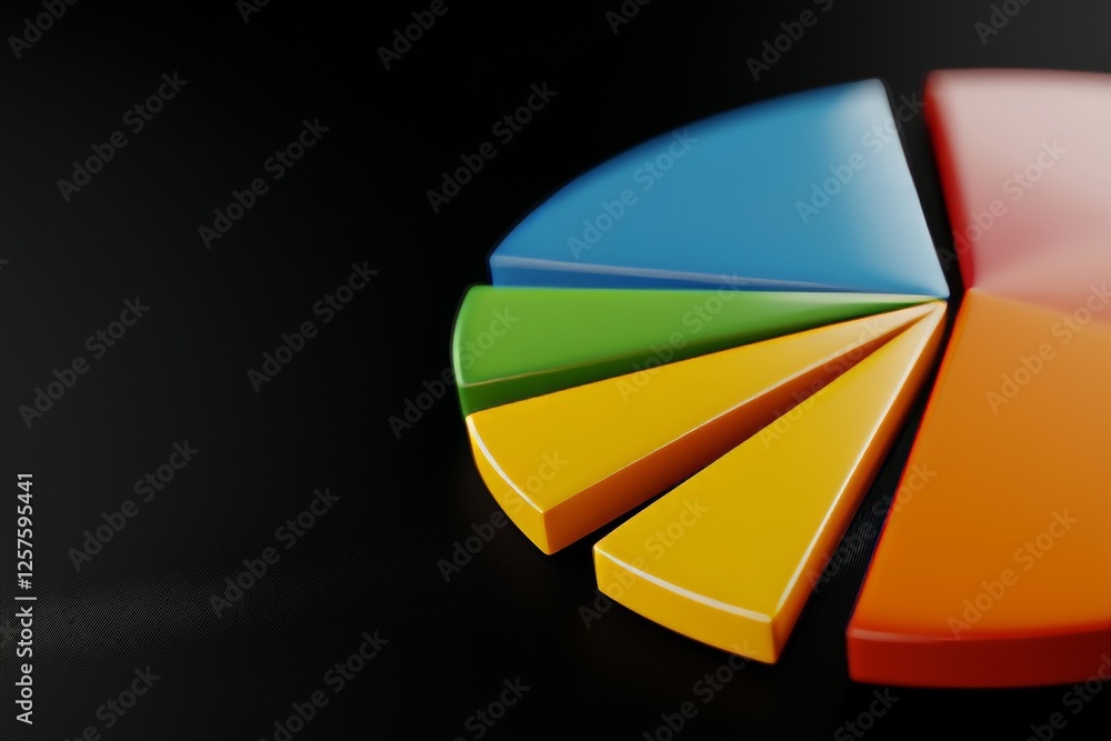 Poster big data analytics report. infographic featuring graphs and charts on an abstract background. displa