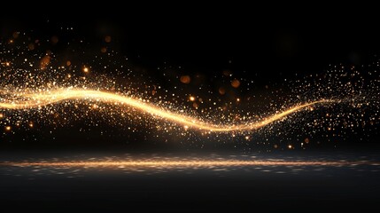 Concept of future technology transmission depicted as a high-speed yellow beam ray