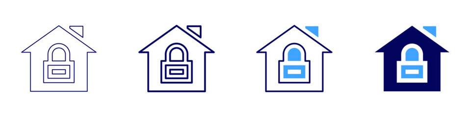 Home assistant devices icon in 4 different styles. Thin Line, Line, Bold Line, Duotone. Duotone style. Editable stroke