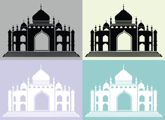 mosque vector illustration