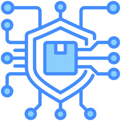 Obraz premium Digital Right Management Icon