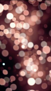 Abstract bokeh lights creating a dreamy atmosphere with soft focus and warm colors in the background