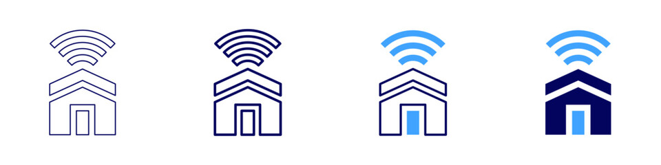 Smart kitchen gadgets icon in 4 different styles. Thin Line, Line, Bold Line, Duotone. Duotone style. Editable stroke