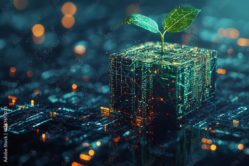 Poster pioneering advancements in digital cube architecture: integrating technology and information, cloud 