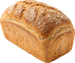 Freshly Baked Whole Wheat Bread Loaf with Crispy Crust and Fluffy Texture