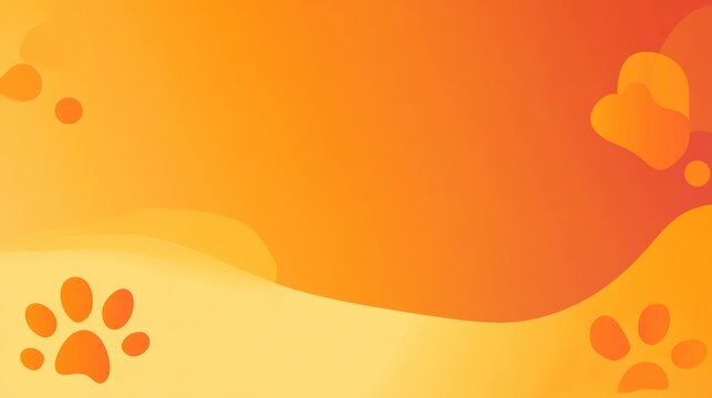 clean and bright modern corporate presentation abstract background with a dog on the corner 