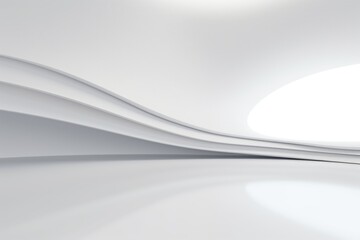 Obraz premium Free abstract white background minimal futuristic architectural space wallpaper