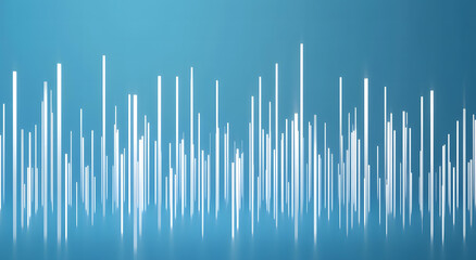 Abstract Visualization of Data Points Representing Rhythmic Patterns or Statistical Information