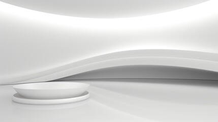 Free abstract white background minimal futuristic architectural space wallpaper