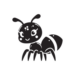 The Cute Ant Silhouette