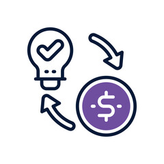 intellectual property dual tone icon. vector icon for your website, mobile, presentation, and logo design.