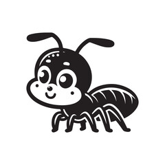 Cute Ant Shadow Graphics