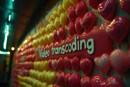 Video Transcoding Text Written By A Chalk