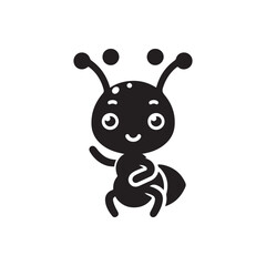 The Cute Ant Silhouette
