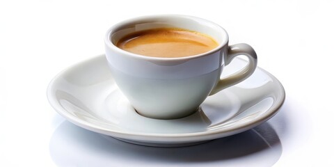 Fototapeta premium Espresso in White Cup and Saucer