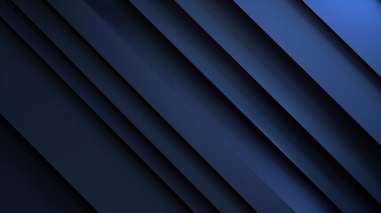 Obraz premium Abstract minimalist wallpaper with precise angular lines on Blue background. Ideal for modern design and banner templates with copy space in the center for text.