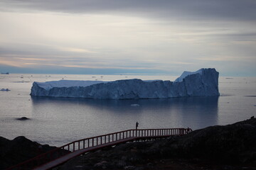 Obraz premium Autumn natural scenery in Greenland, Arctic