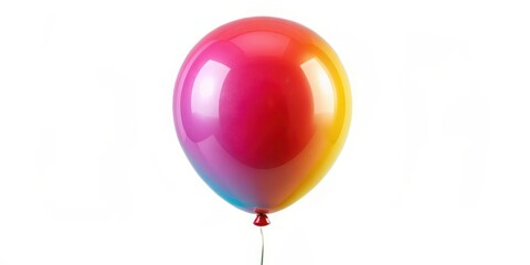 Colorful Balloon on White Background