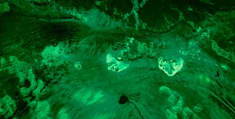 A Beautifully Painted Pattern with Gold and Colorful Texture