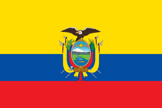 Editable Ecuador Flag PNG - High-Resolution National Symbol Perfect for Digital & Print Projects - Powered by Adobe