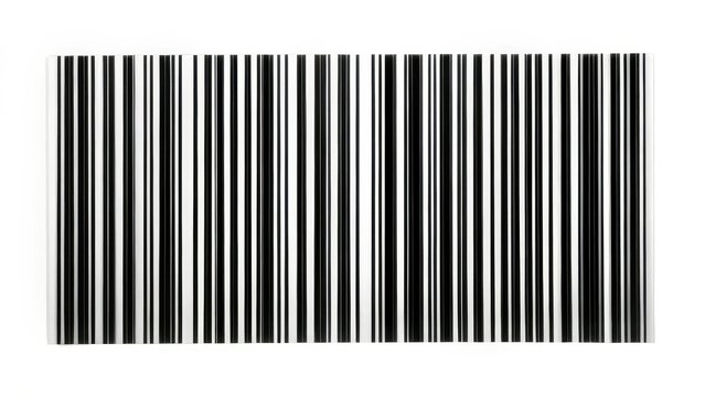 Barcode on White Background