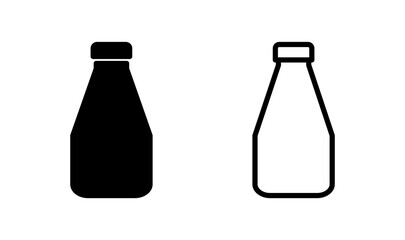 Bottle icon logo design. bottle sign and symbol