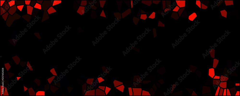 Aufkleber voronoi diagram seamless geometric retro tiles pattern. geometric pattern with 3d shapes vector illu