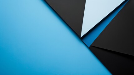 Tessellating Shapes on blue Background for Design, Banner Template, Minimalist Abstract Wallpaper with Copy Space, Simple Geometric Modern Wallpaper for Text Placement and Creative Use