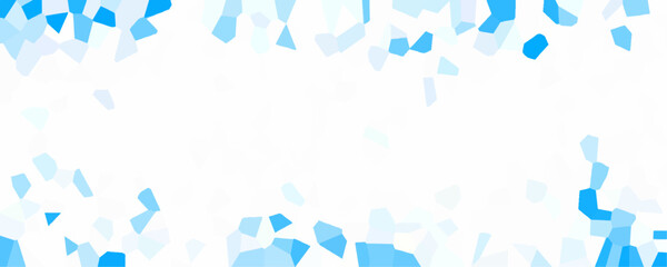 Light Blue crystalize broken quartz-stained glass Voronoi diagram background. Seamless pattern with geometric shapes vector vintage background. Irregular polygonal shapes, creating a mosaic.