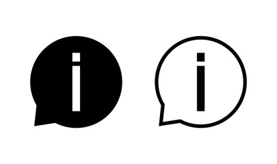 Information sign icon logo design. about us sign and symbol. question mark icon