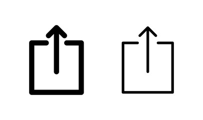 Share icon logo design. Sharing sign and symbol