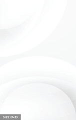 abstract white background with circular shapes