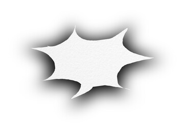 Separate speech bubbles on transparent background